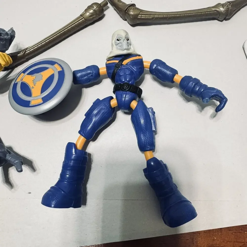 Marvel Spider-Man Doc Ock & Task master Bend and Flex Bendy Action‎ Figure Lot